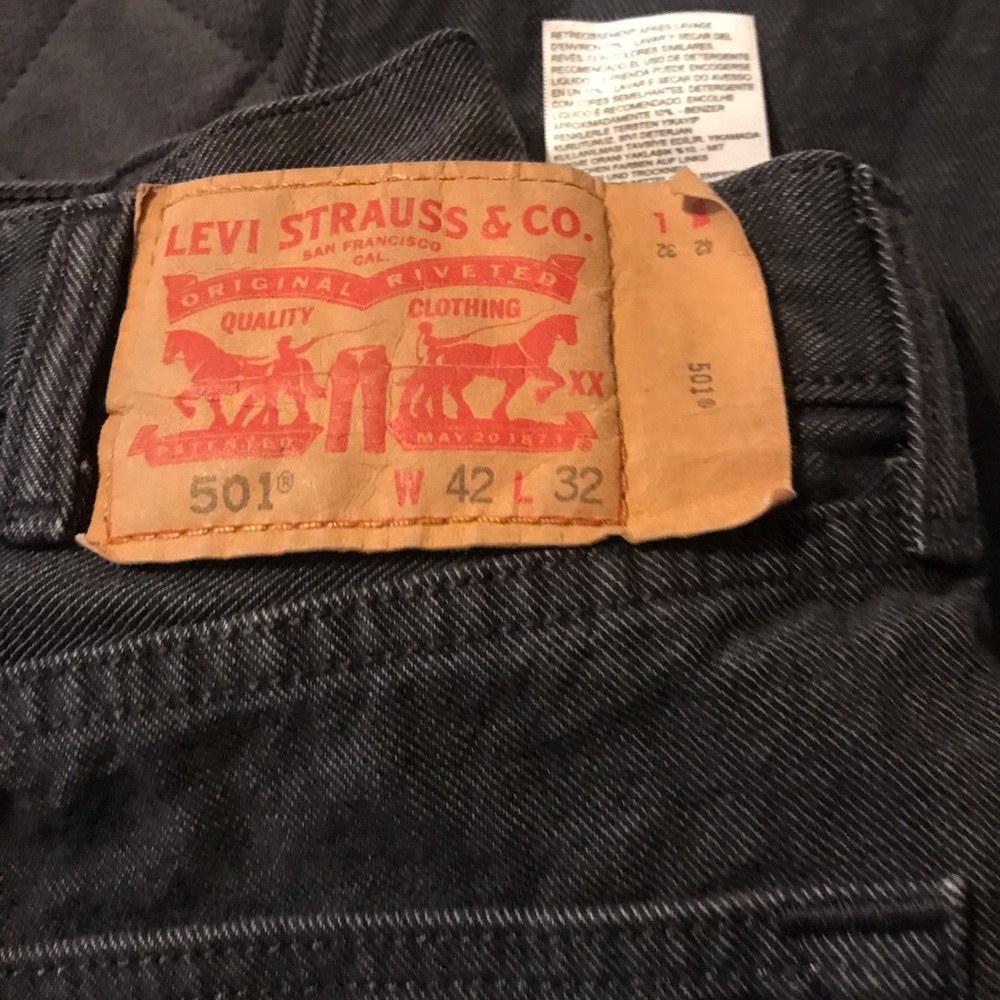 Gray jeans